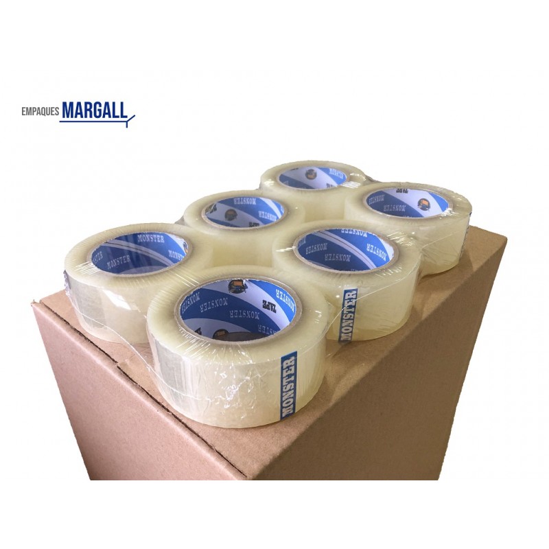 Box of Transparent Adhesive Tapes Measure 48x150 (6 Rolls)